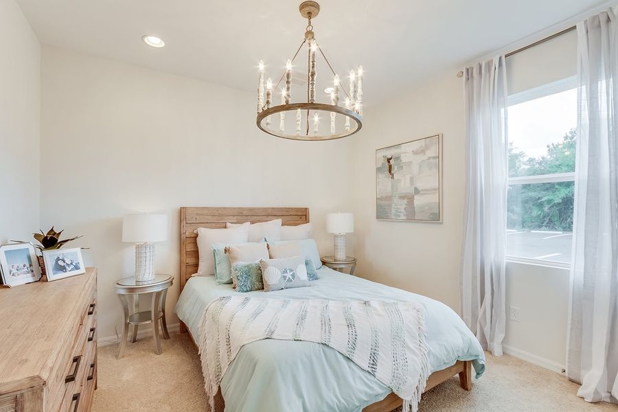 Furnished interior in a model home at Deep Creek Tradition Series in Punta Gorda (Image 14).