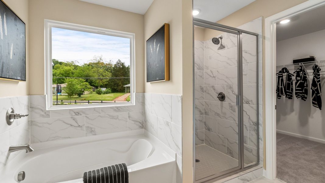 Furnished interior in a model home at Enclave at Evergreen in Fairburn (Image 9). Furnished interior in a model home at Enclave at Evergreen in Fairburn (Image 9).