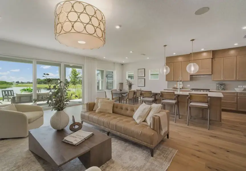 Furnished interior in a model home at Coasterra in Palmetto (Image 7).