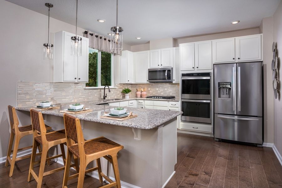Furnished interior in a model home at Brookside Preserve in St. Johns (Image 8).