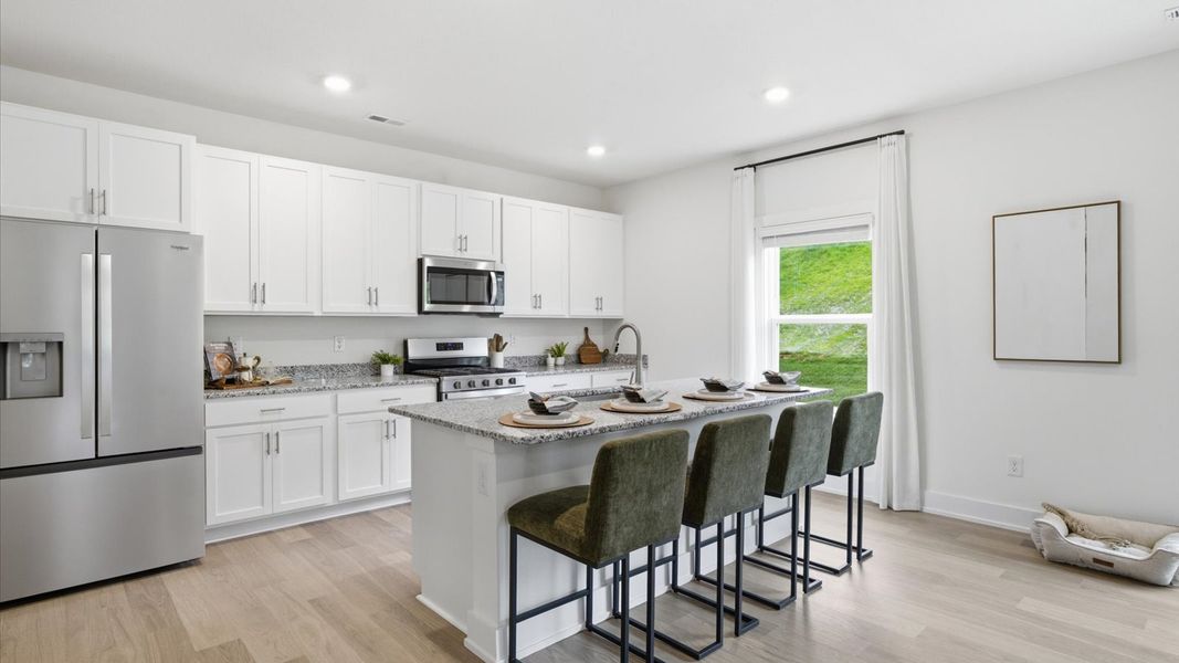 Furnished interior in a model home at Catlett Cove in Knoxville (Image 16).