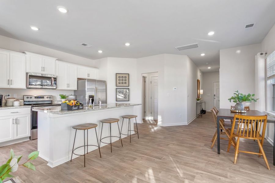 Furnished interior in a model home at Glennview in Kernersville (Image 10).