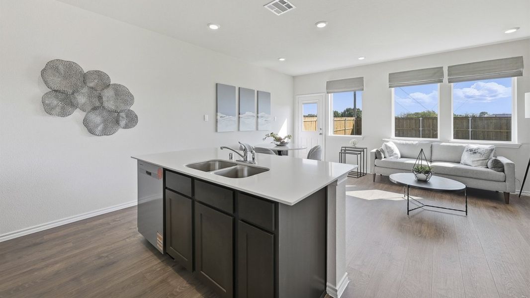 Furnished interior in a model home at Arbor Trails South in Princeton (Image 42).