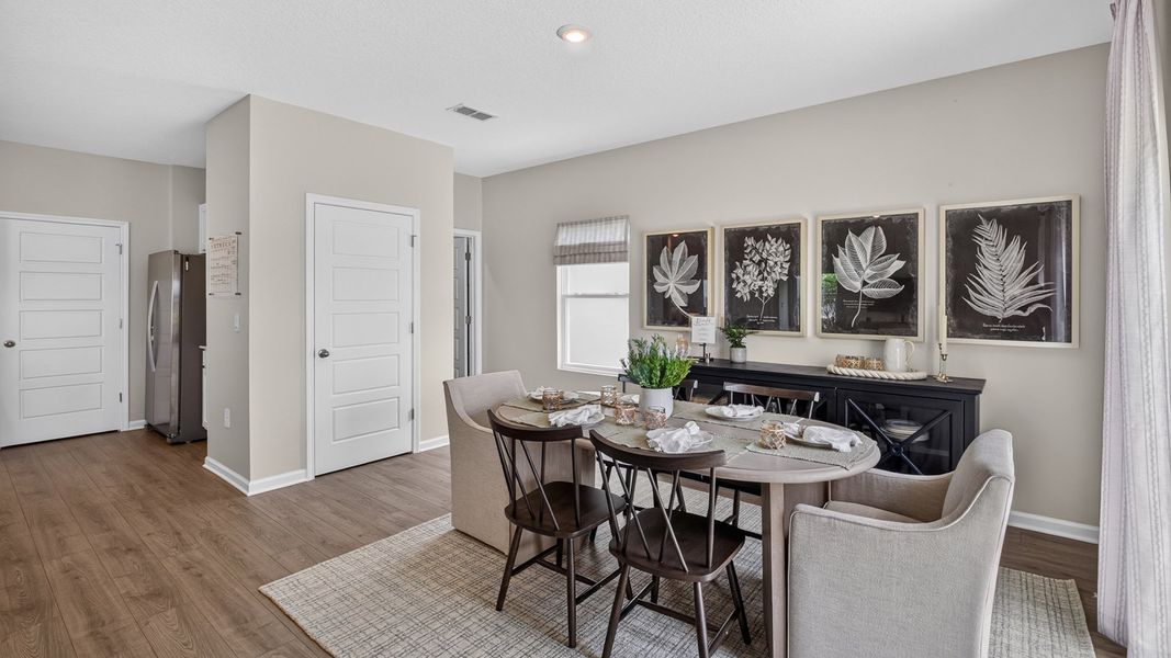 Furnished interior in a model home at Diamond Springs in Jacksonville (Image 5).