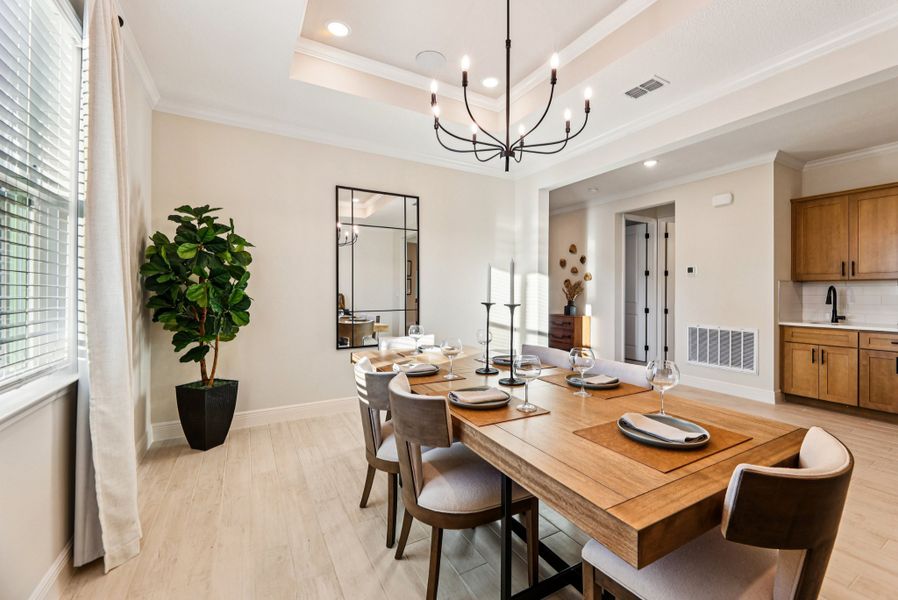 Furnished interior in a model home at Cape Coral Premier in Cape Coral (Image 6).