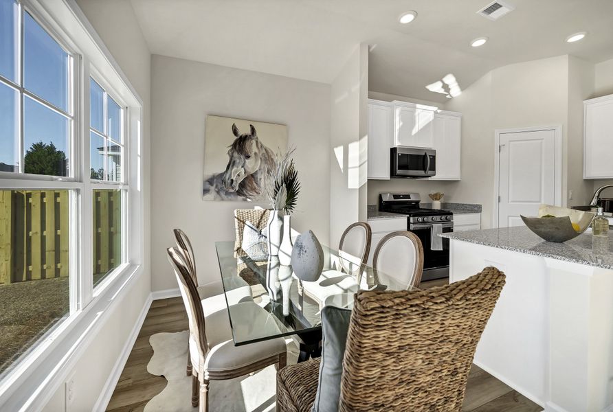 Furnished interior in a model home at Portrait Hills in Aiken (Image 63).