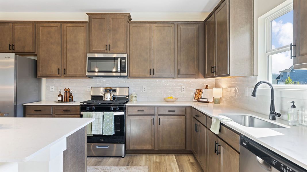 Furnished interior in a model home at Hawks Landing in Apison (Image 16).