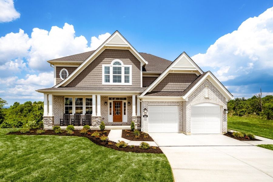 Front exterior of a home in the Brookshale community, located in Ball Ground, GA (Image 14).
