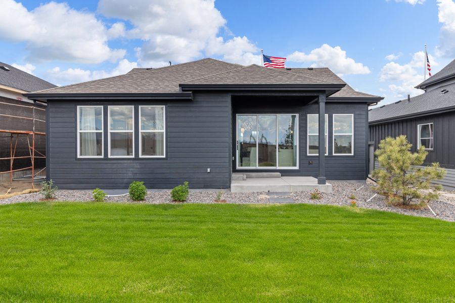 Sterling Ranch Homestead - American Legend Homes Model Home - Rear Elevation Sterling Ranch Homestead - American Legend Homes Model Home - Rear Elevation