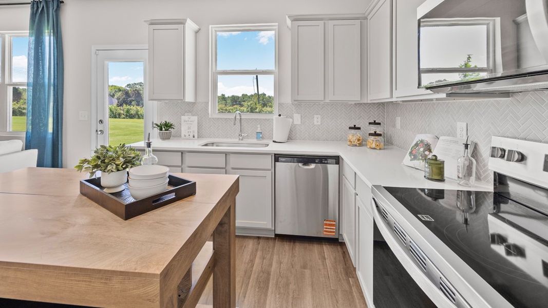 Furnished interior in a model home at Remington Chase in Perry (Image 14). Furnished interior in a model home at Remington Chase in Perry (Image 14).