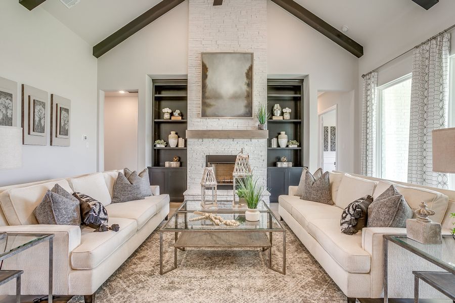 Furnished interior in a model home at Tuscan Estates in Waxahachie (Image 5). Furnished interior in a model home at Tuscan Estates in Waxahachie (Image 5).