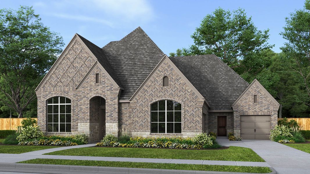 Front exterior of a home in the Somerset Park community, located in Rockwall, TX (Image 4).