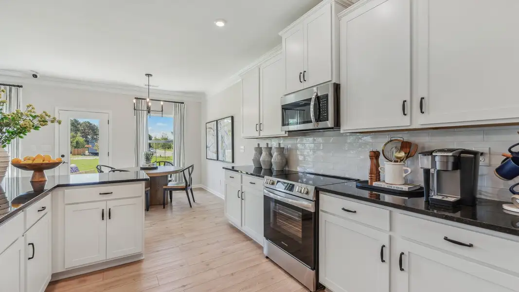 Furnished interior in a model home at Arbor Glen in Sanford (Image 6). Furnished interior in a model home at Arbor Glen in Sanford (Image 6).