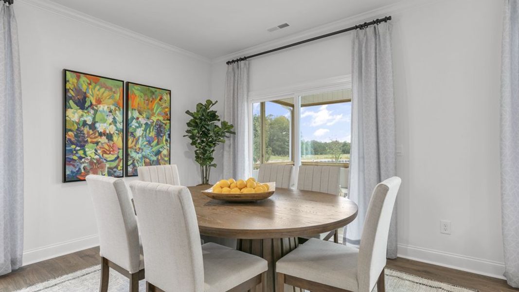 Furnished interior in a model home at Kalas Falls in Wake Forest (Image 26). Furnished interior in a model home at Kalas Falls in Wake Forest (Image 26).