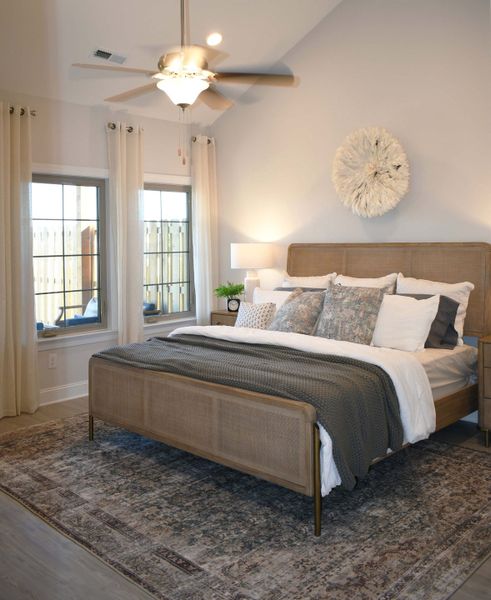 Furnished interior in a model home at Trellises in High Point (Image 7). Furnished interior in a model home at Trellises in High Point (Image 7).