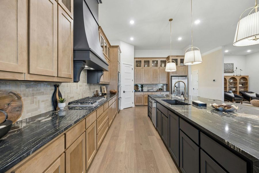Furnished interior in a model home at Discovery Lakes in Rockwall (Image 27).