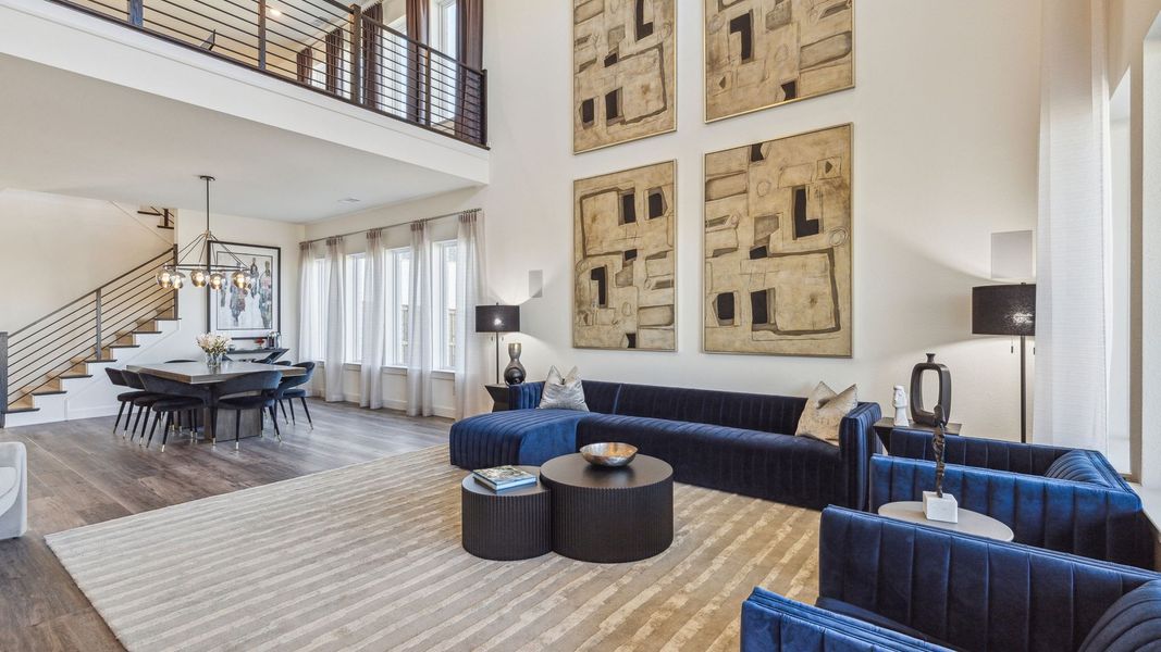 Furnished interior in a model home at Village on Main Street in Frisco (Image 32). Furnished interior in a model home at Village on Main Street in Frisco (Image 32).