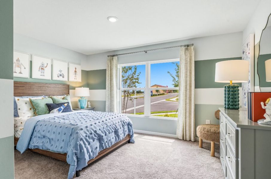 Furnished interior in a model home at Citrus Ridge in Lake Wales (Image 25).