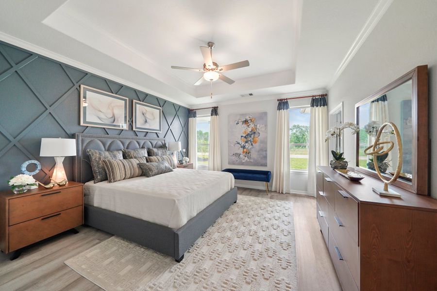 Furnished interior in a model home at Southfork Ranch in Sealy (Image 11).