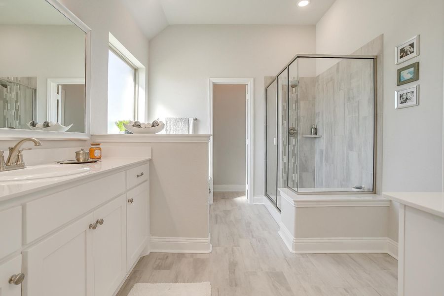 Furnished interior in a model home at Mallard Point in Greenville (Image 31).