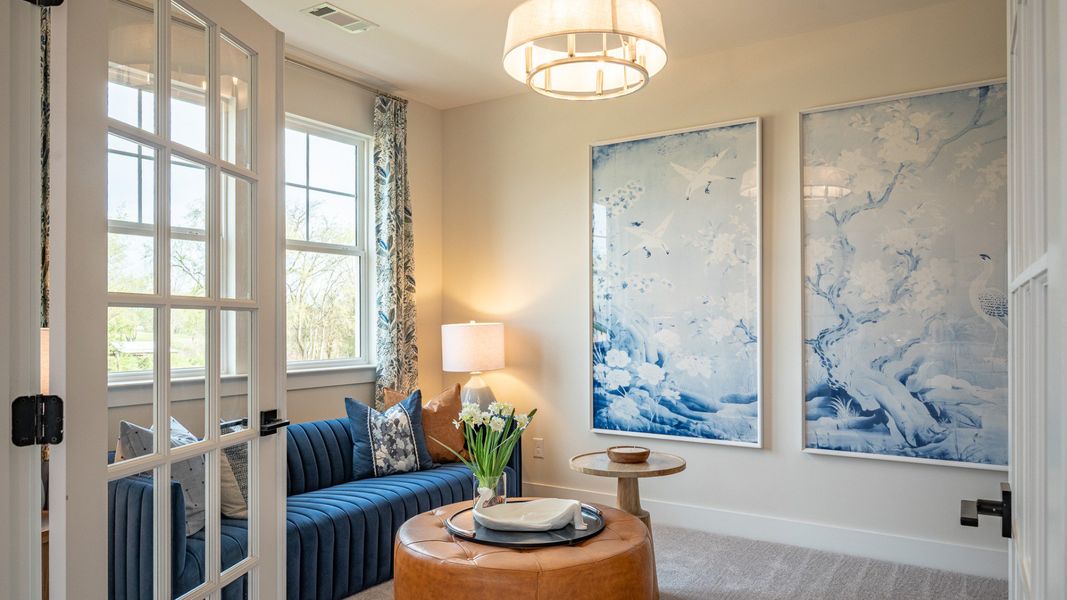 Dedicated study attached to primary bedroom