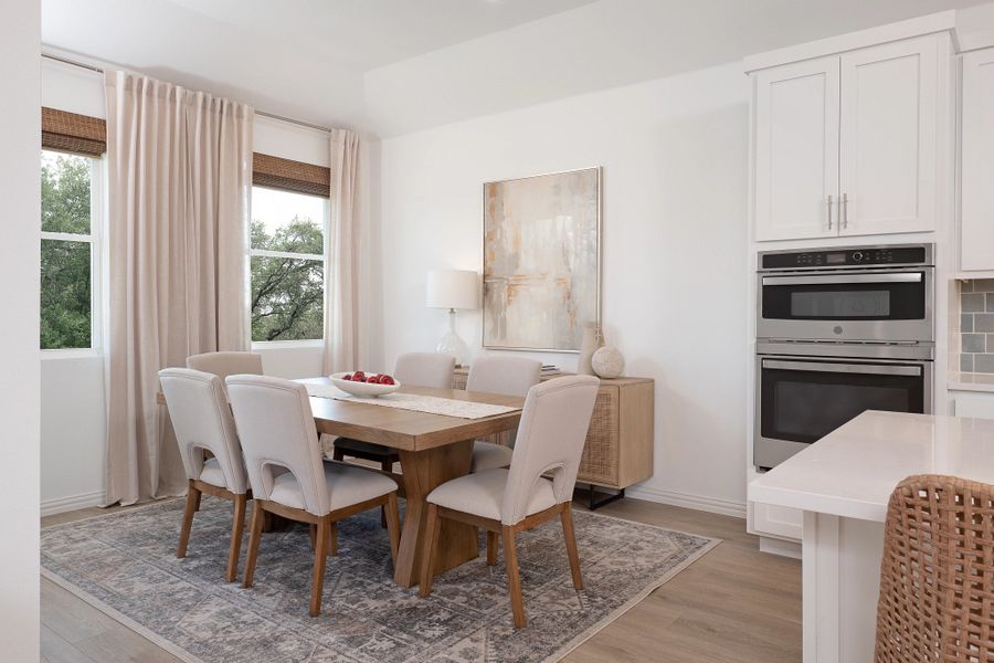 Furnished interior in a model home at Brookshire at Legacy Hills-60s in Celina (Image 6).