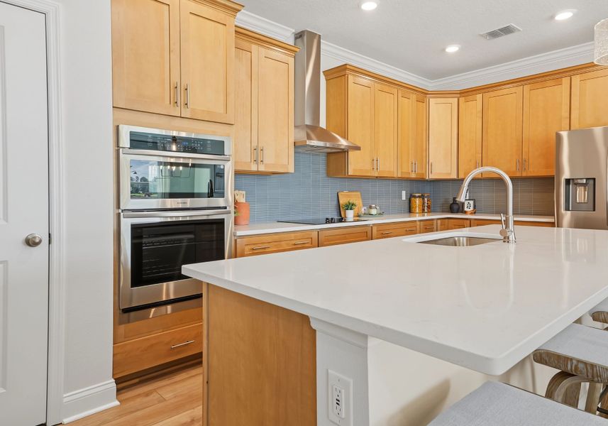 Furnished interior in a model home at Hontoon Reserve in Deland (Image 7).