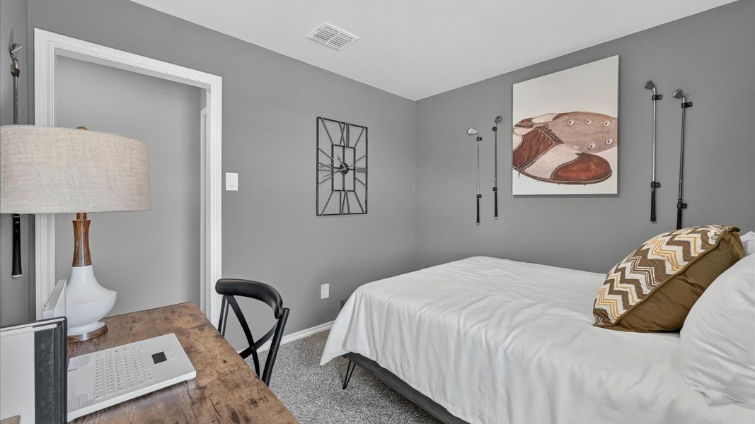 Furnished interior in a model home at The Hills at Reunion in Newark (Image 56).