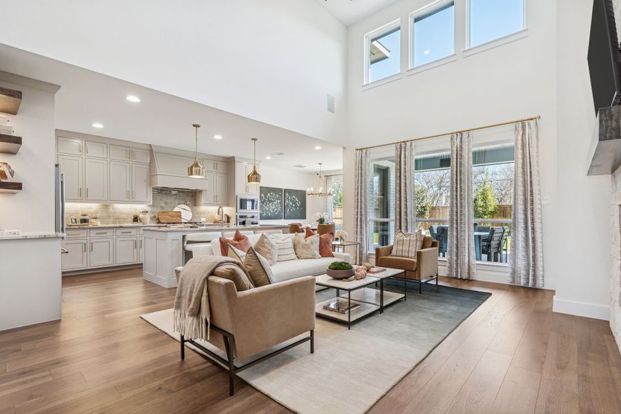 Furnished interior in a model home at Lakewood Village in Lakewood Village (Image 10).