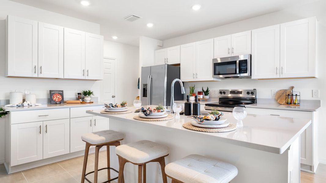 Furnished interior in a model home at Solena in North Fort Myers (Image 15).