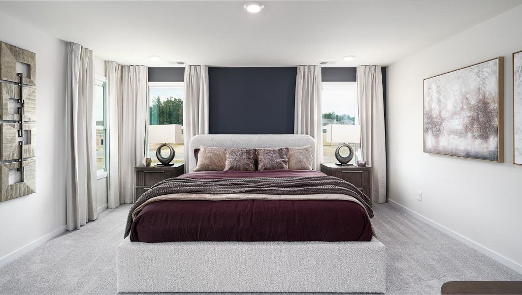 Furnished interior in a model home at Sanctuary at Southgate in Indian Trail (Image 21). Furnished interior in a model home at Sanctuary at Southgate in Indian Trail (Image 21).