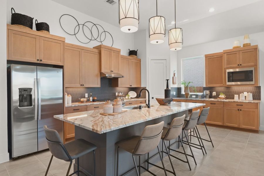 Furnished interior in a model home at The Trails in New Caney (Image 5). Furnished interior in a model home at The Trails in New Caney (Image 5).