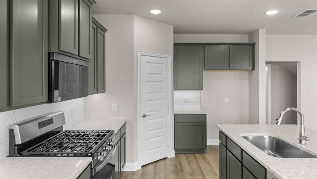 Furnished interior in a model home at Azalea in Pattison (Image 16).