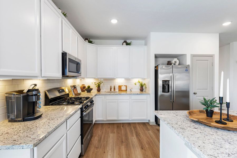 Furnished interior in a model home at Sterling Ridge in Huntsville (Image 5).