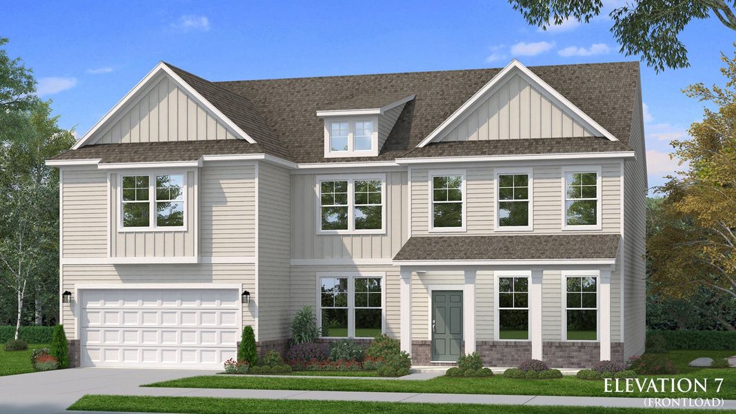 Front exterior of a home in the Everson community, located in Snellville, GA (Image 3).