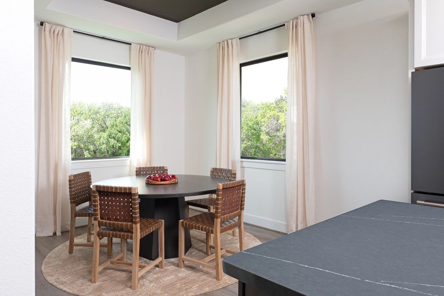 Furnished interior in a model home at Austin Point in Richmond (Image 8). Furnished interior in a model home at Austin Point in Richmond (Image 8).