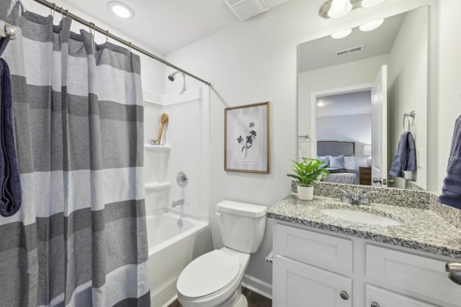 Furnished interior in a model home at Stephens Landing in Loganville (Image 9). Furnished interior in a model home at Stephens Landing in Loganville (Image 9).