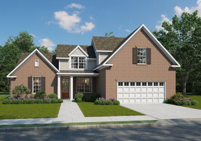 Front exterior of a home in the Walker Farms community, located in Bartlett, TN (Image 10).