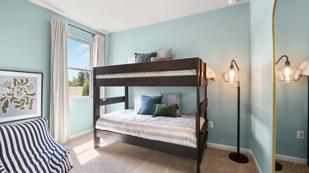 Furnished interior in a model home at Northberry in Rome (Image 51).