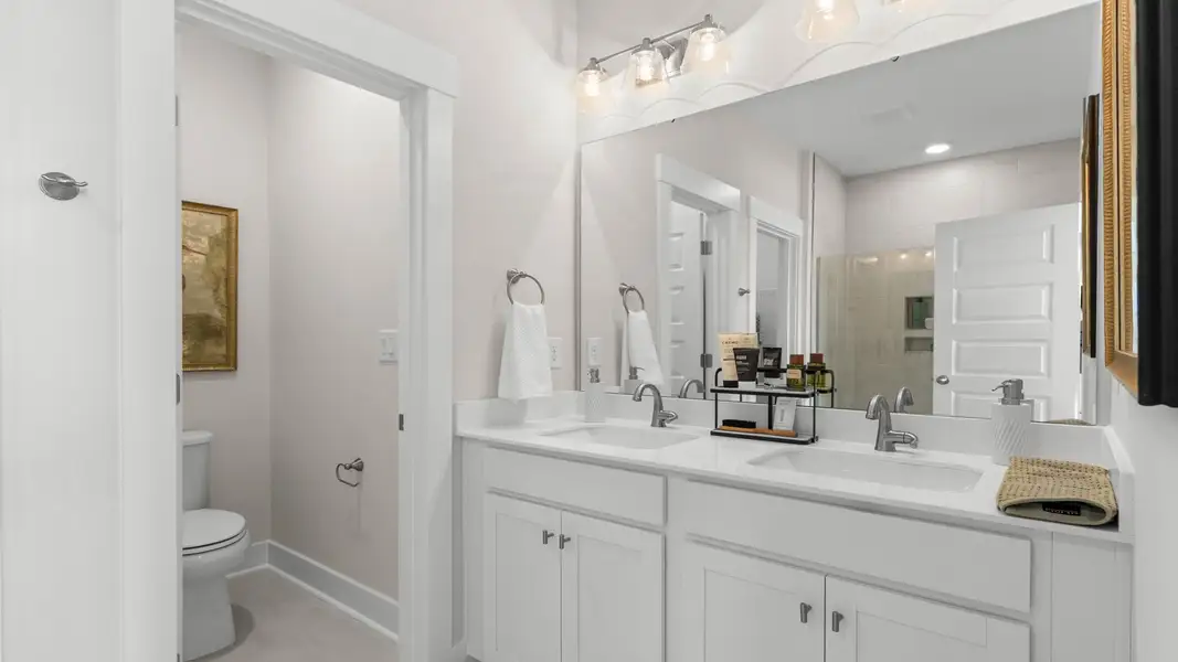 Furnished interior in a model home at Townes at Carolina Forest in Myrtle Beach (Image 10).