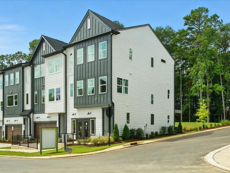 Front exterior of a home in the Archer Row community, located in Charlotte, NC (Image 10).