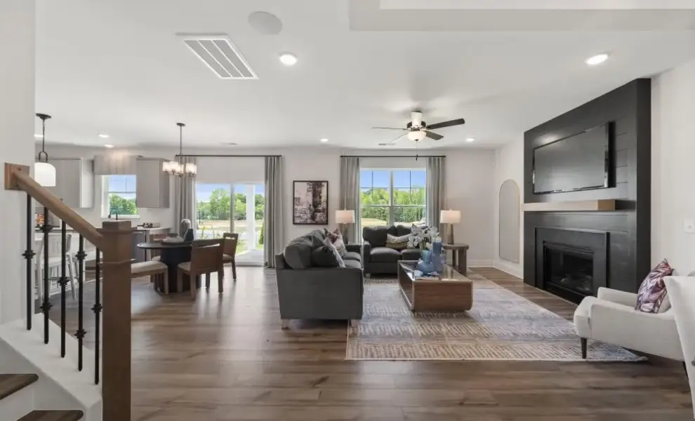 Furnished interior in a model home at Paisley Pointe in Boiling Springs (Image 7).