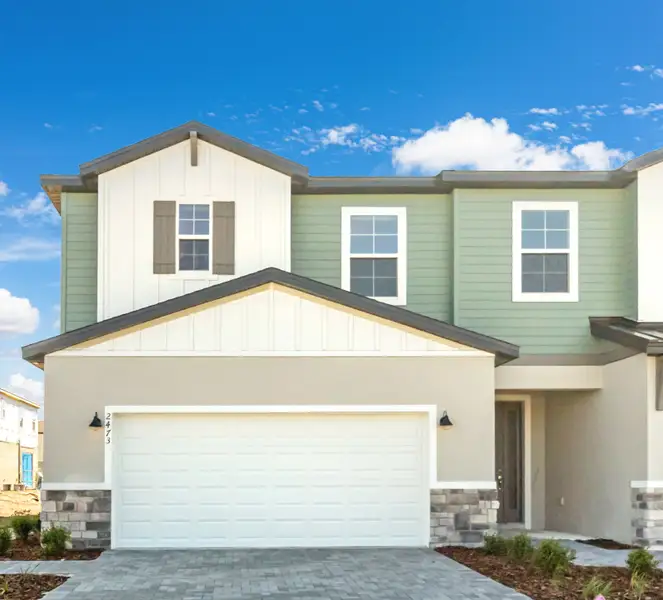 Corner Townhome with Two Car Garage