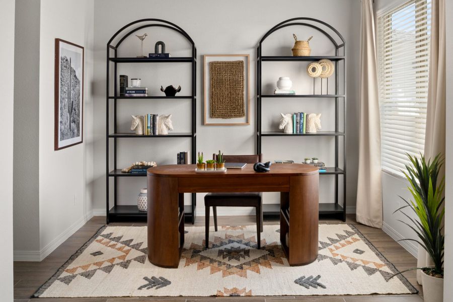 Furnished interior in a model home at Campo Del Sol in El Paso (Image 7). Furnished interior in a model home at Campo Del Sol in El Paso (Image 7).