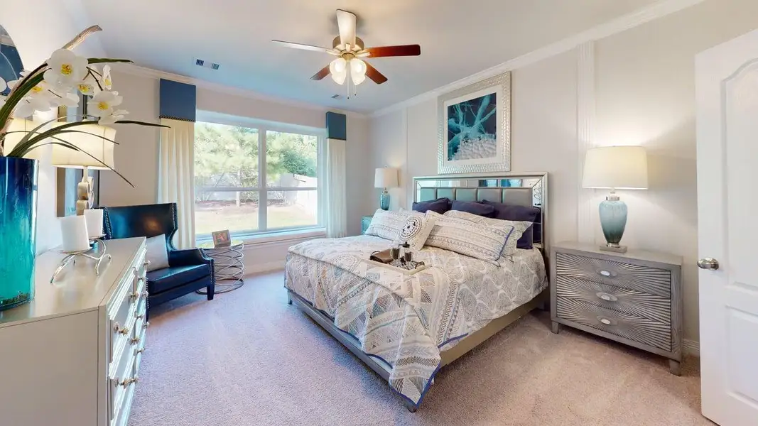 Furnished interior in a model home at Audubon 50's in Magnolia (Image 6). Furnished interior in a model home at Audubon 50's in Magnolia (Image 6).