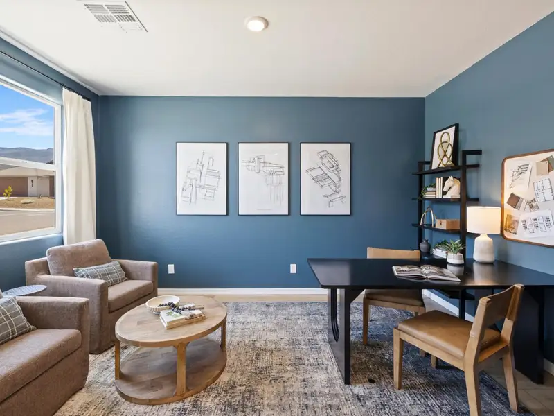 Furnished interior in a model home at Vineyards at Cottonwood in Cottonwood (Image 6).