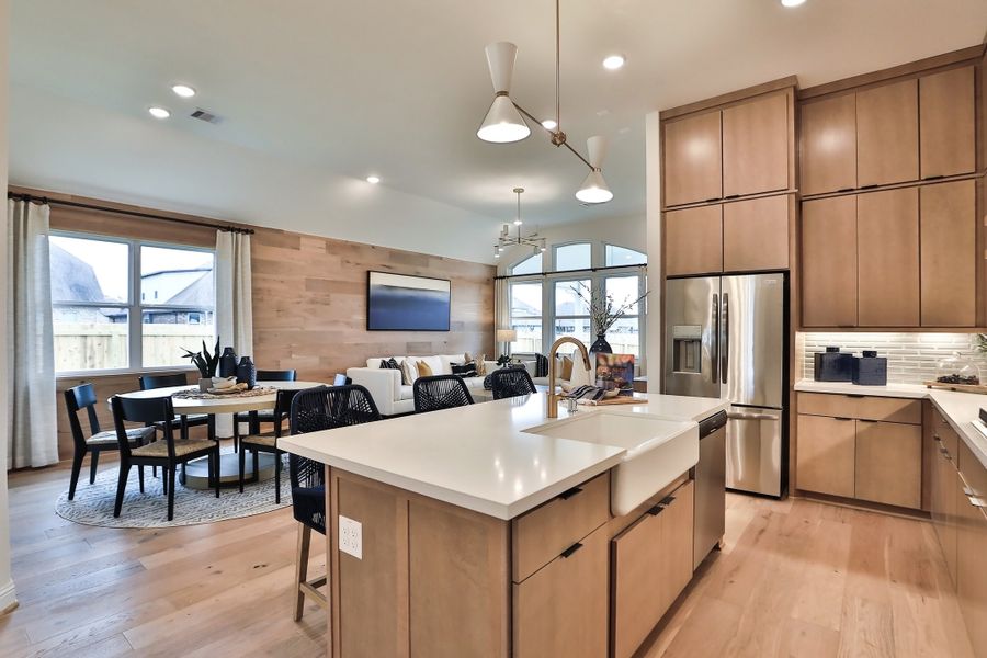 Furnished interior in a model home at Brewster Pointe in College Station (Image 5). Furnished interior in a model home at Brewster Pointe in College Station (Image 5).