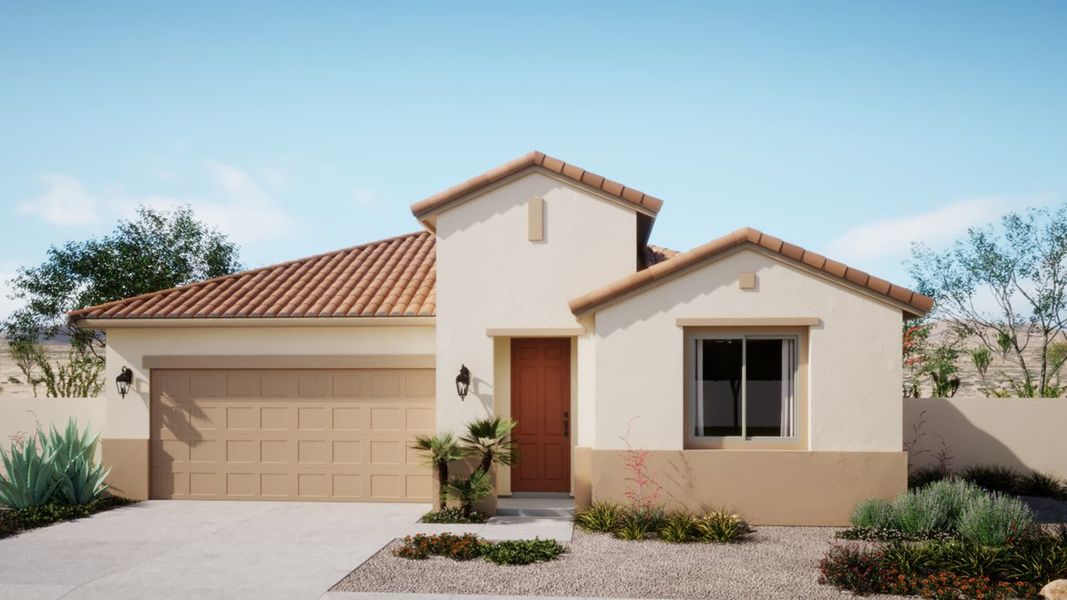 Spanish Elevation | Parker | Wildera – Valley Series | New Homes in San Tan Valley, AZ | Landsea Homes