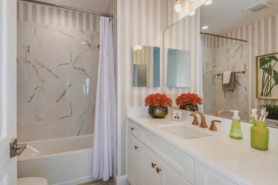 Furnished interior in a model home at Tide Marsh in Fort Myers (Image 18). Furnished interior in a model home at Tide Marsh in Fort Myers (Image 18).
