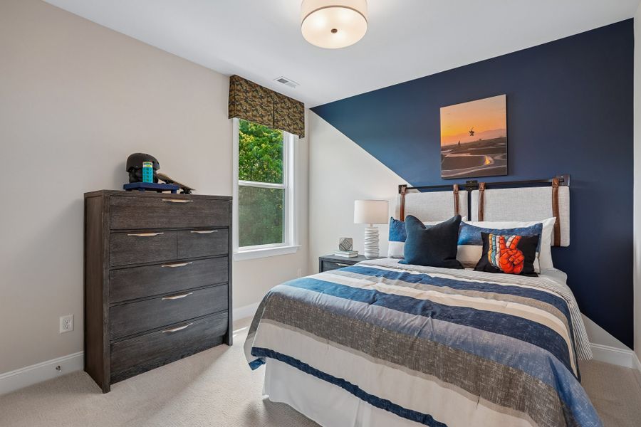 Furnished interior in a model home at Blue Run in Raleigh (Image 22).